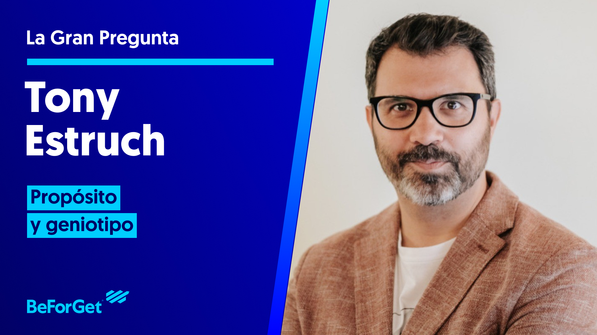 Tony Estruch · Propósito y geniotipo